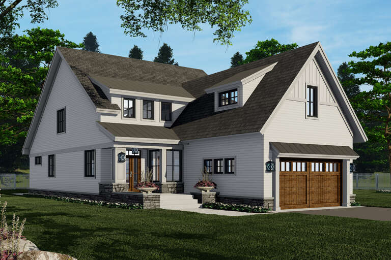 House Plan House Plan #25476 Front Elevation 