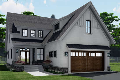 Modern Farmhouse House Plan #098-00334 Elevation Photo