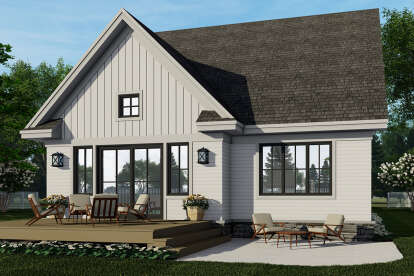 Modern Farmhouse House Plan #098-00334 Elevation Photo