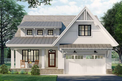 Modern Farmhouse House Plan #098-00335 Elevation Photo