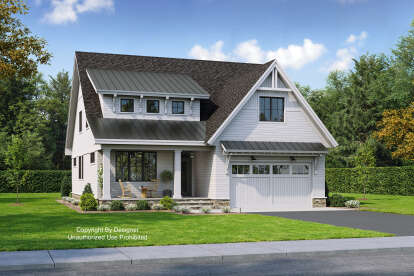Modern Farmhouse House Plan #098-00335 Elevation Photo