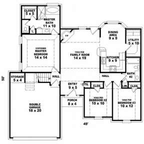 Main Floor for House Plan #053-00280