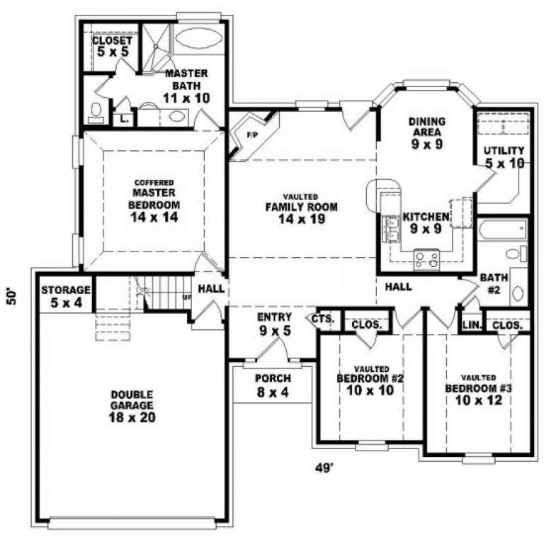 House Plan House Plan #2548 Drawing 1