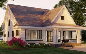 Modern Farmhouse House Plan #098-00338 Elevation Photo