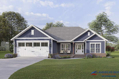 Country House Plan #348-00295 Elevation Photo