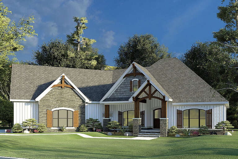 House Plan House Plan #25483 Front Elevation 