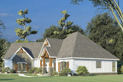 Craftsman House Plan #8318-00199 Elevation Photo