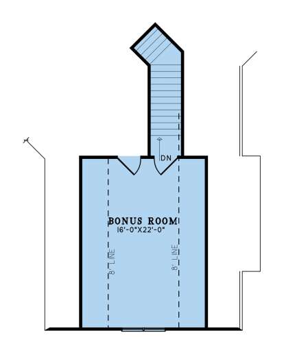 Bonus Room for House Plan #8318-00199