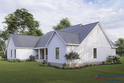 Modern Farmhouse House Plan #4534-00057 Elevation Photo