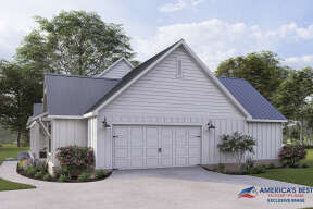 Modern Farmhouse House Plan #4534-00057 Elevation Photo