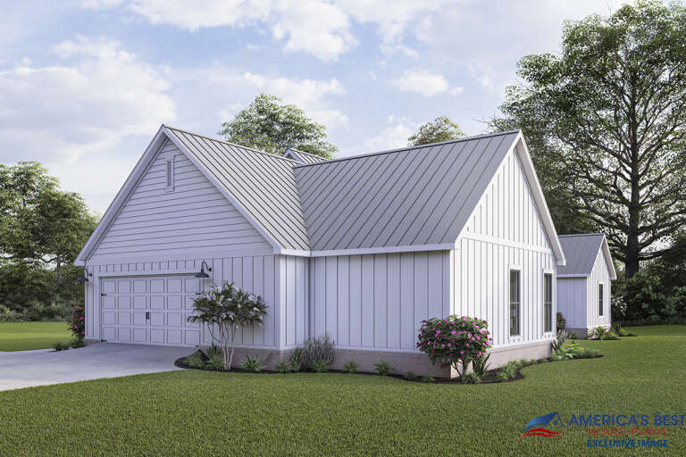 Modern Farmhouse House Plan #4534-00057 Elevation Photo