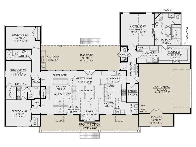 House Plan House Plan #25484 Drawing 1