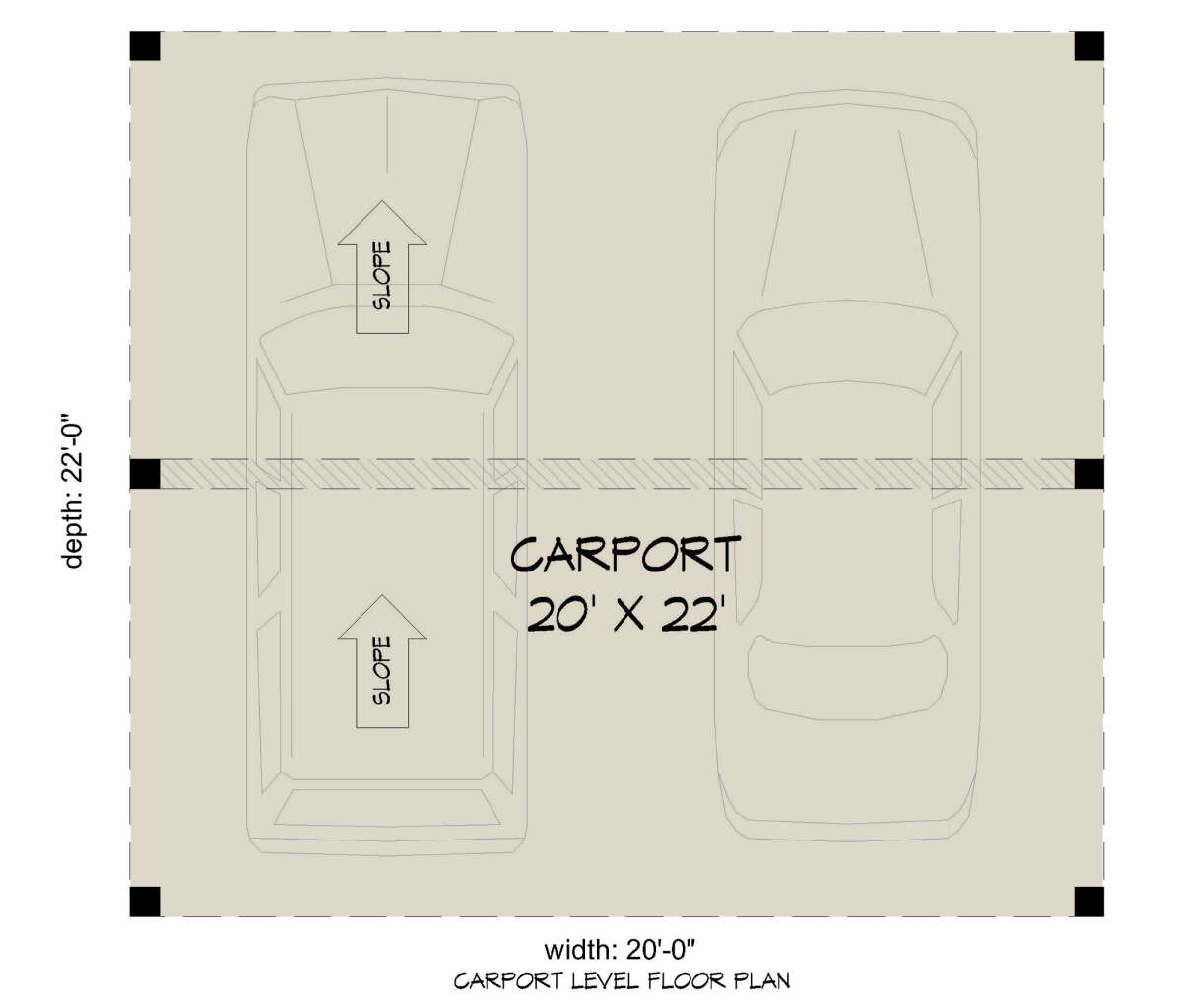 Carport for House Plan #940-00335