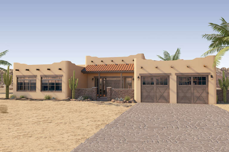 House Plan House Plan #25487 Front Elevation 