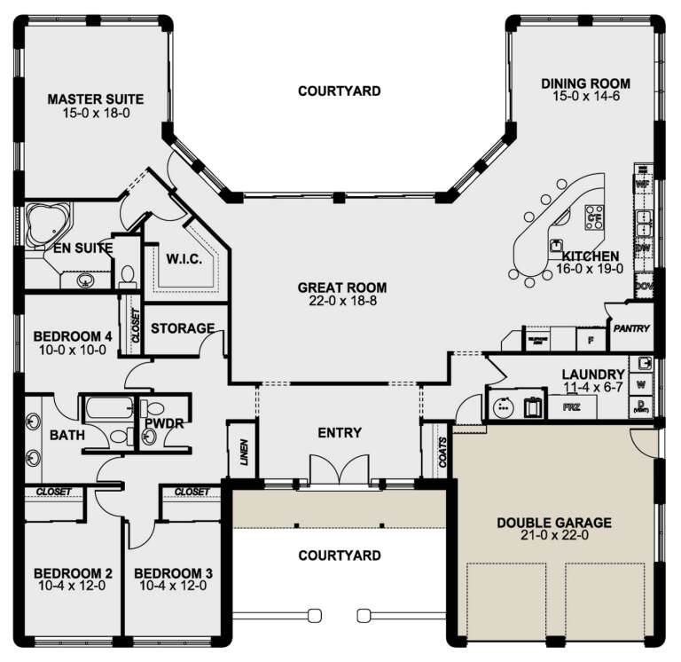 House Plan House Plan #25487 Drawing 1