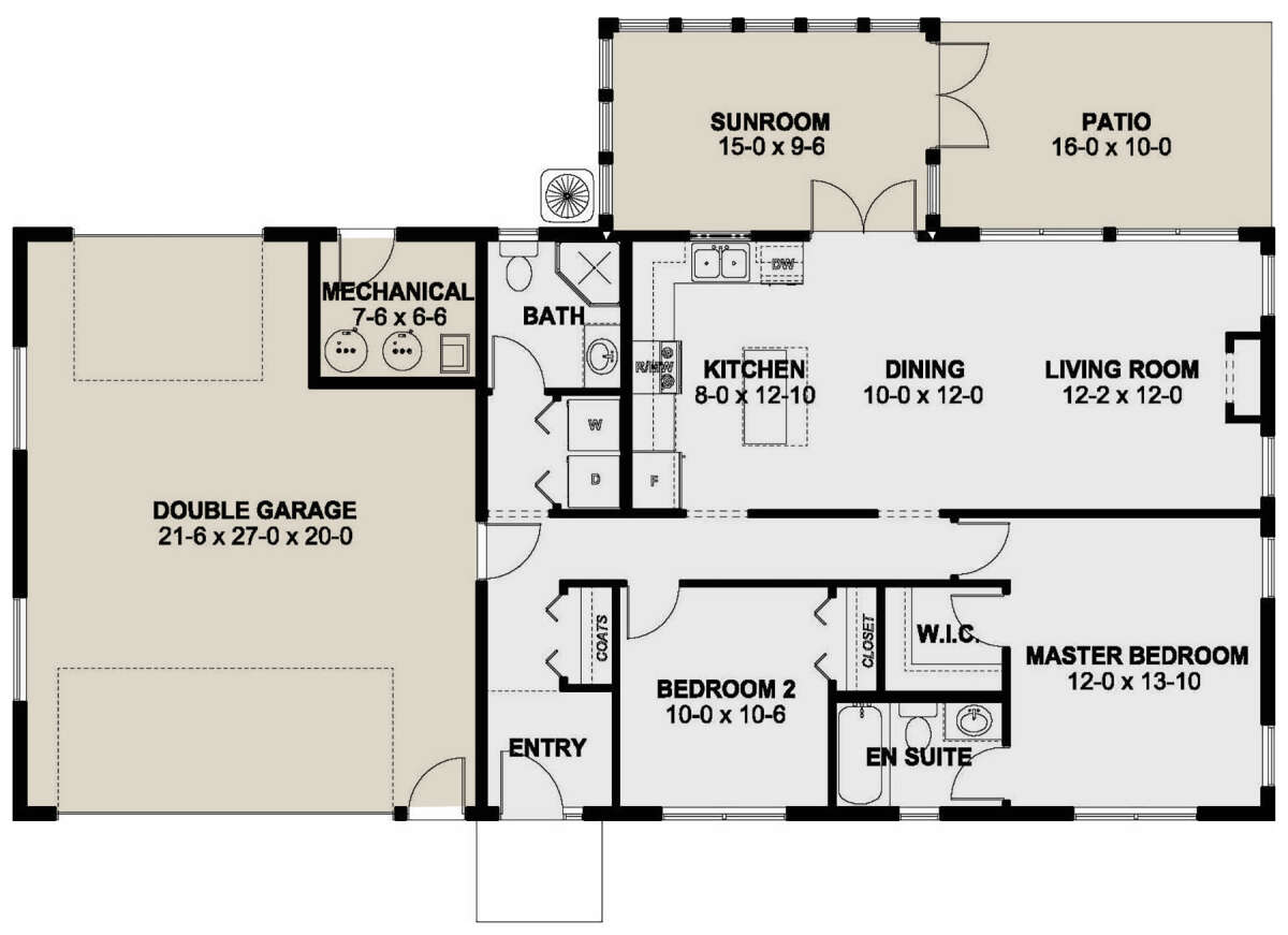 Main Floor for House Plan #2699-00017