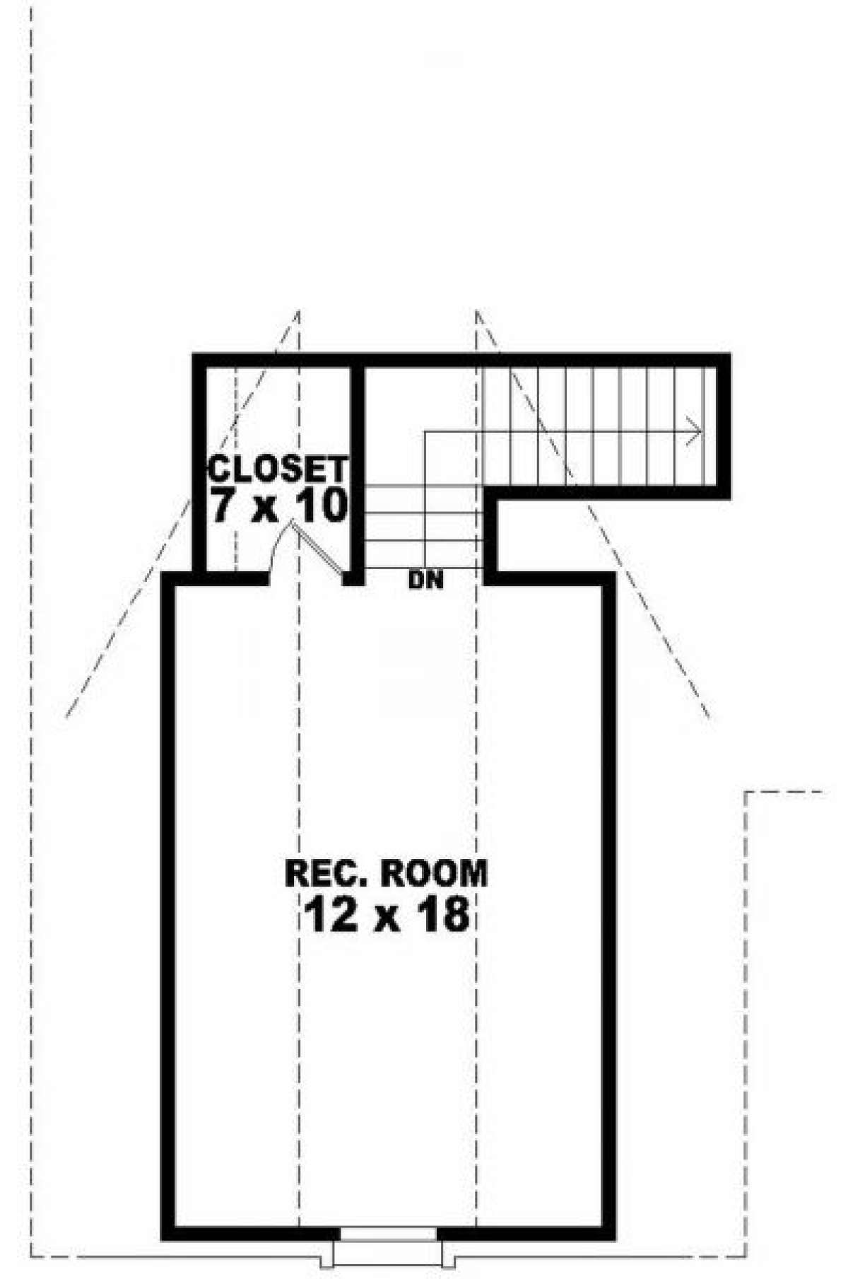 Recreation Floor for House Plan #053-00281