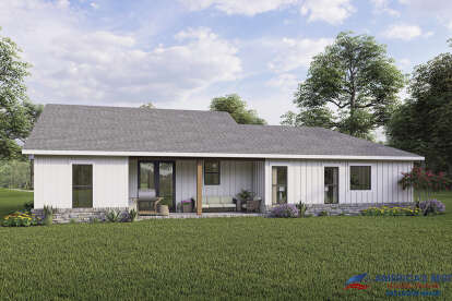 Modern Farmhouse House Plan #041-00248 Elevation Photo