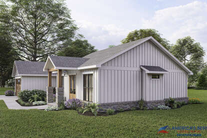 Modern Farmhouse House Plan #041-00248 Elevation Photo