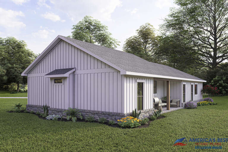 Modern Farmhouse House Plan #041-00248 Elevation Photo