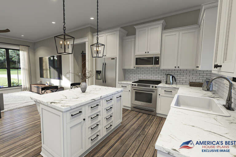 Modern Farmhouse House Plan #041-00248 Additional Photo