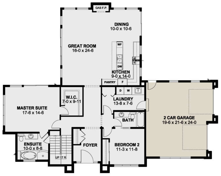 House Plan House Plan #25491 Drawing 1