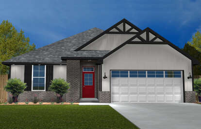 Traditional House Plan #677-00006 Elevation Photo