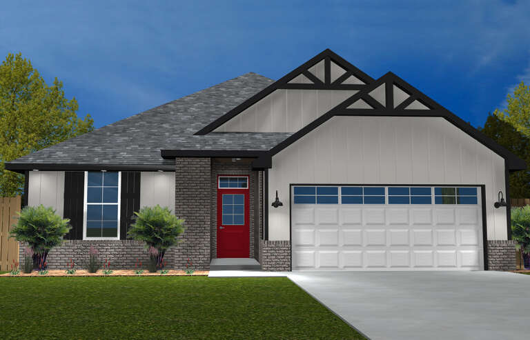 House Plan House Plan #25494 Front Elevation 