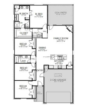 Main Floor for House Plan #677-00006