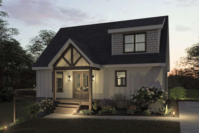 Mountain House Plan #940-00336 Elevation Photo