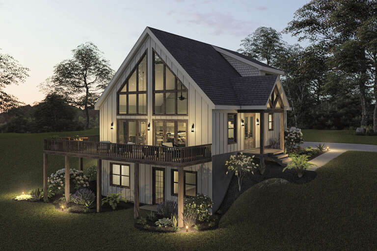 Mountain House Plan #940-00336 Elevation Photo