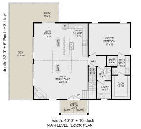 Main Floor for House Plan #940-00336