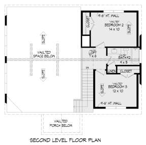 Second Floor for House Plan #940-00336