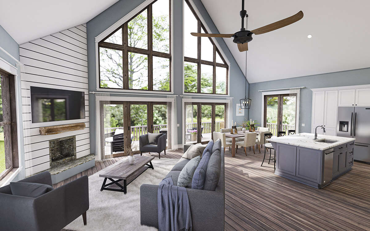 Mountain Plan - 1,770 Square Feet, 3-4 Bedrooms, 2.5 Bathrooms