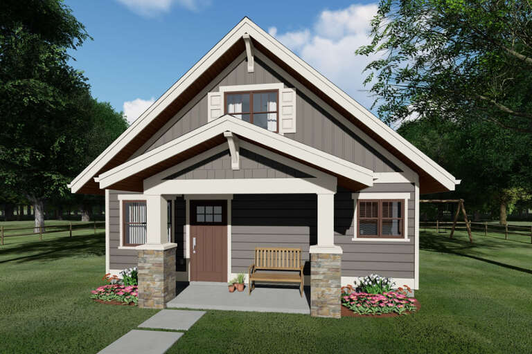 House Plan House Plan #25498 Front Elevation 