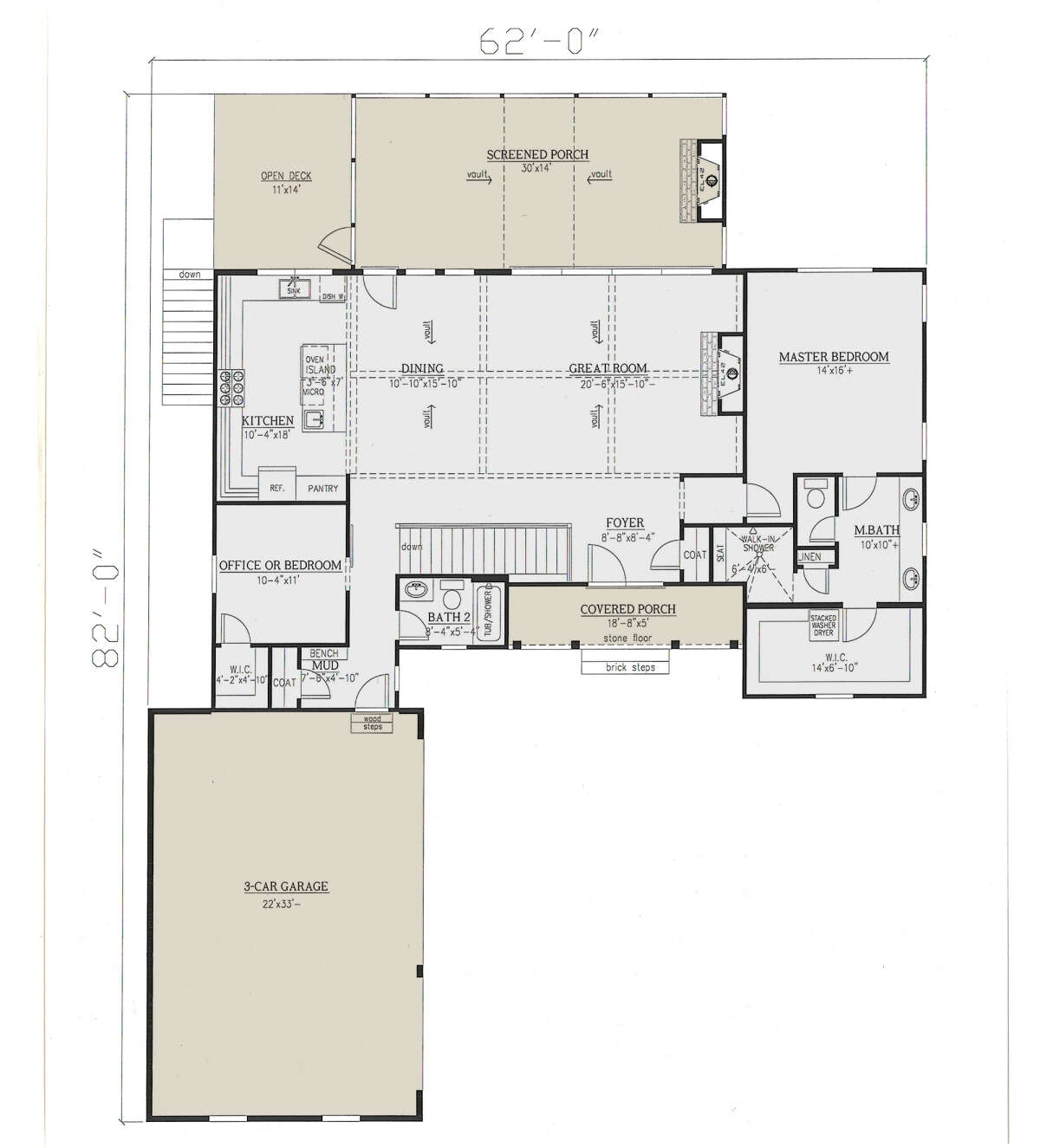 Main Floor for House Plan #286-00115