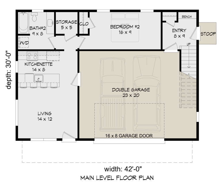 House Plan House Plan #25502 Drawing 1