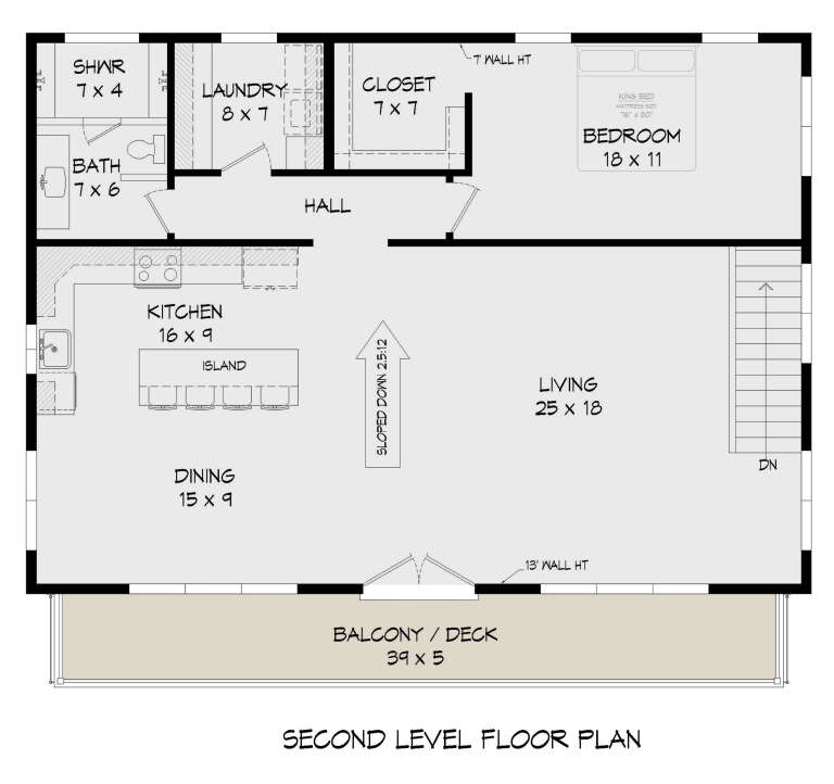 House Plan House Plan #25502 Drawing 2