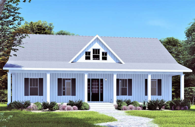 Modern Farmhouse House Plan #1776-00120 Elevation Photo