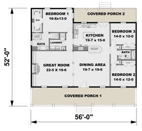 Main Floor for House Plan #1776-00120