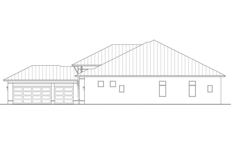 Coastal House Plan #5565-00178 Elevation Photo