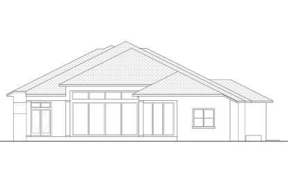 Coastal House Plan #5565-00180 Elevation Photo