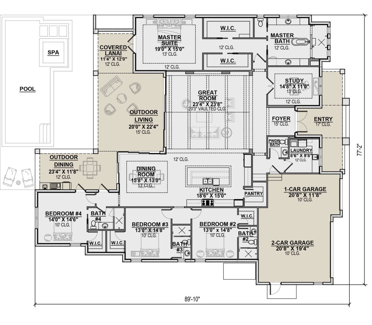 Main Floor for House Plan #5565-00180