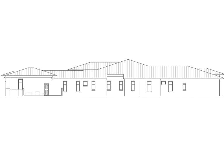 Coastal House Plan #5565-00181 Elevation Photo
