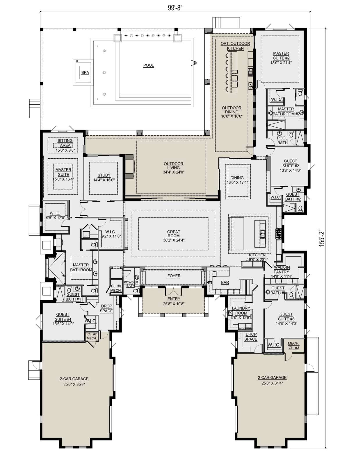 Main Floor for House Plan #5565-00181
