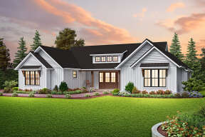 Modern Farmhouse House Plan #2559-00924 Elevation Photo