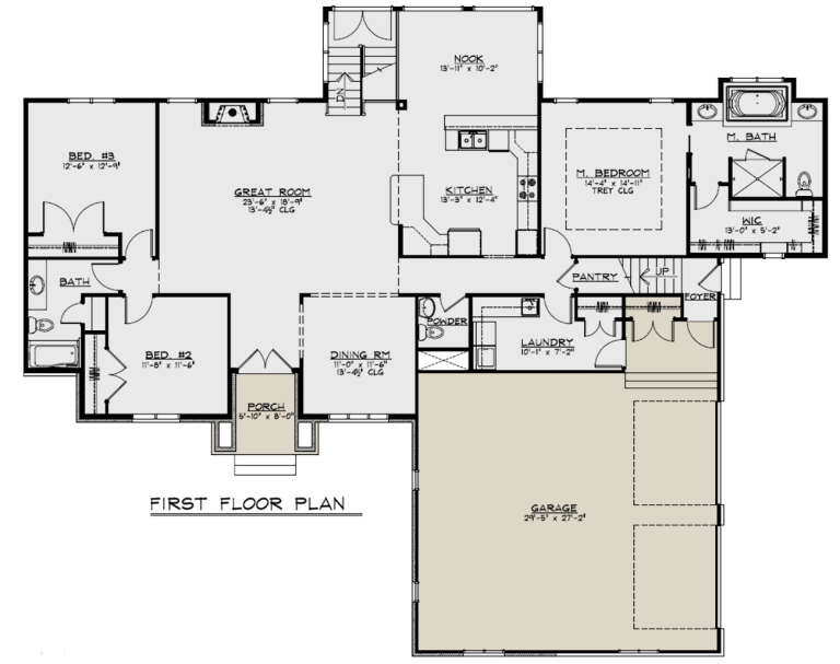 House Plan House Plan #25514 Drawing 1