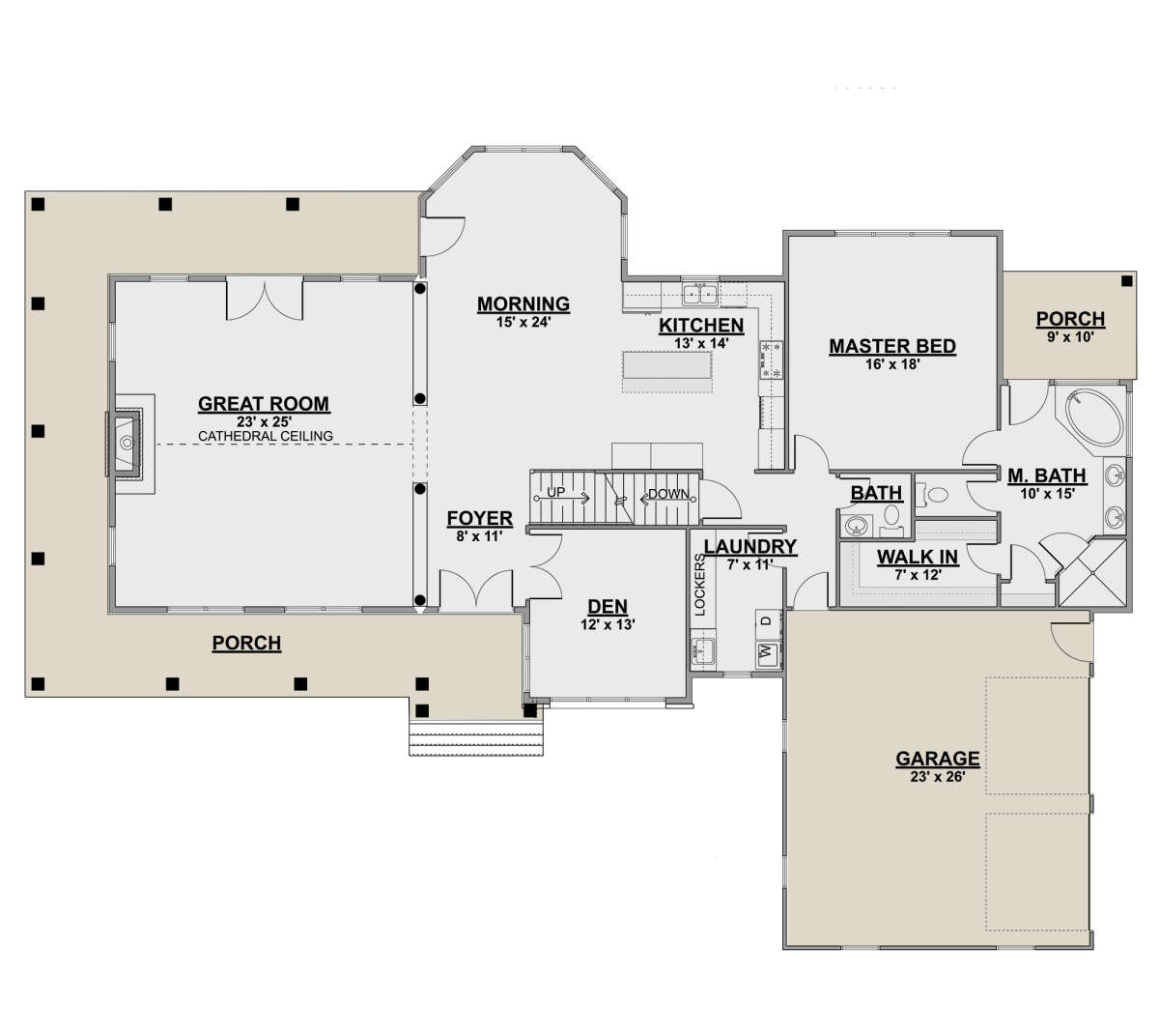Main Floor for House Plan #5032-00093
