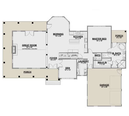 House Plan House Plan #25516 Drawing 1