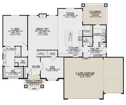 Main Floor for House Plan #5032-00094